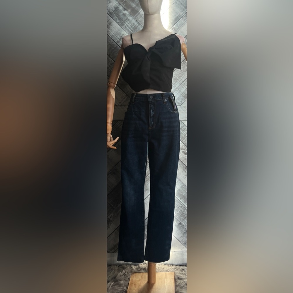 HALE BY AG NWT NADINE HIGH RISE STRAIGHT LEG JEAN - Picture 2 of 15